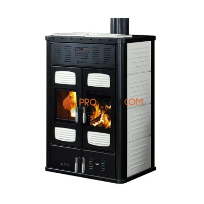 Отопительная печь Klover BI-FIRE (слоновая кость)