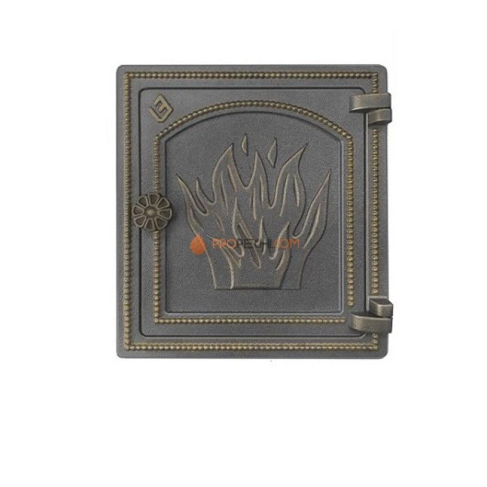 Печная дверца Везувий ДТ-4 (бронза)