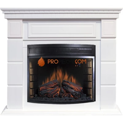 Каминокомплект Royal Flame Portland - Белый с очагом Dioramic 28 LED FX