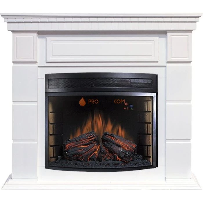 Каминокомплект Royal Flame Portland - Белый с очагом Dioramic 28 LED FX