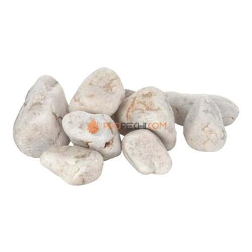 Камни для бани Жаркий лед 10 шлифованный