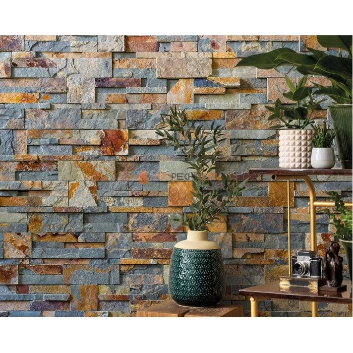 Панель Модерн Сланец Мультиколор (350х180мм) упак. (6шт/0,378м2)