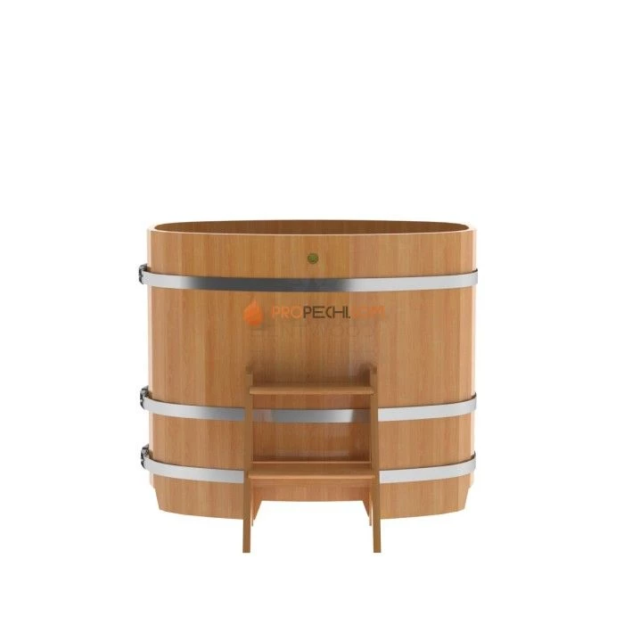 Купель BentWood овальная из натуральной лиственницы 0,76х1,16