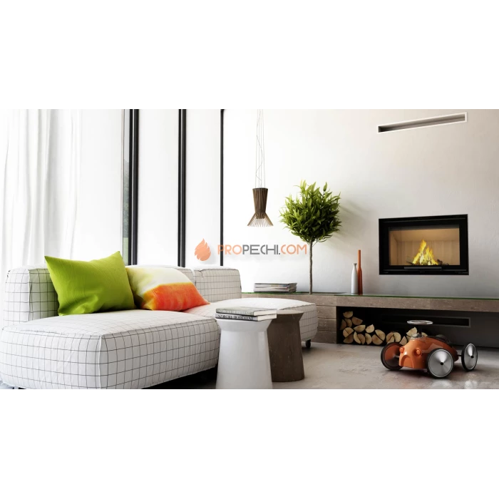 Каминная топка стальная Kratki Zibi/G (гильотина) (11 кВт)