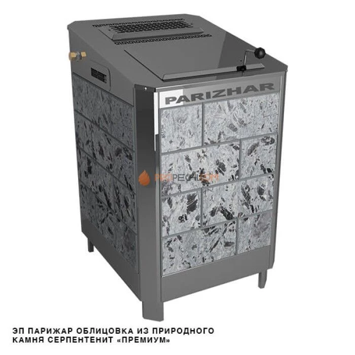 Электрическая печь Инжкомцентр ВВД ПАРиЖАР 4,25 кВт / 220 В (серпентинит Премиум), паротермальная