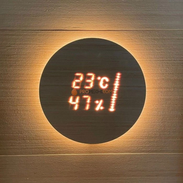 Термометр-гигрометр и таймер для сауны Cariitti Aspectu (береза)