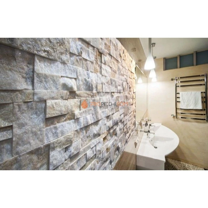 Панель Модерн Кварцит Бежевый (350х180мм) упак. (6шт/0,378м2)