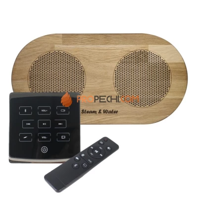 Комплект акустической системы встраиваемый SW 1 Black ECO Wood, двойной Овал (две колонки)