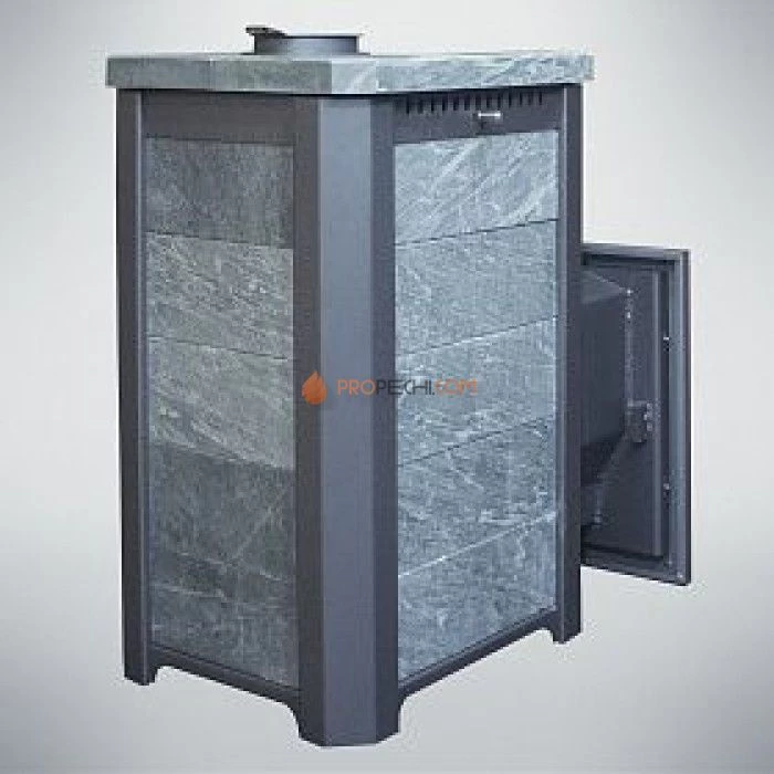 Дровяная печь для бани Варвара Сказка Мини удлиненная