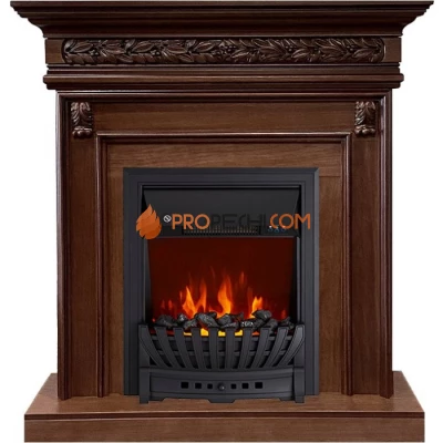 Каминокомплект Royal Flame Valletta - Темный дуб с очагом Aspen Black