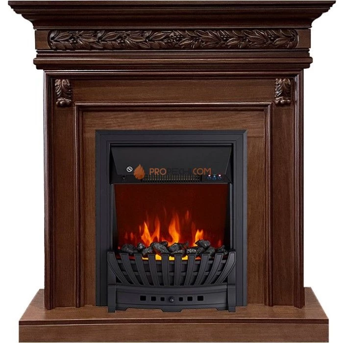 Каминокомплект Royal Flame Valletta - Темный дуб с очагом Aspen Black
