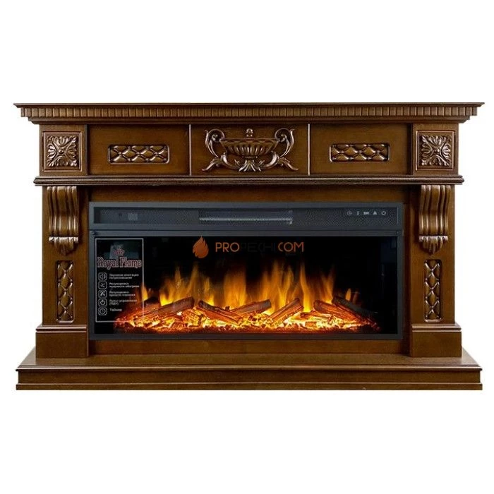 Каминокомплект Royal Flame Corsica - Темный дуб с очагом Vision 42 LOG LED