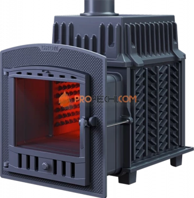 Чугунная банная печь Гефест Гром 30 П2