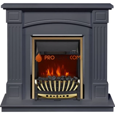 Каминокомплект Royal Flame Boston - Серый графит (Высота 925см) с очагом Aspen Gold