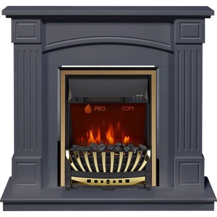 Каминокомплект Royal Flame Boston - Серый графит (Высота 925см) с очагом Aspen Gold