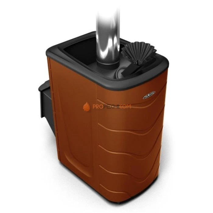 Печь для бани Термофор Гейзер 2014 Inox ДА ЗК терракота