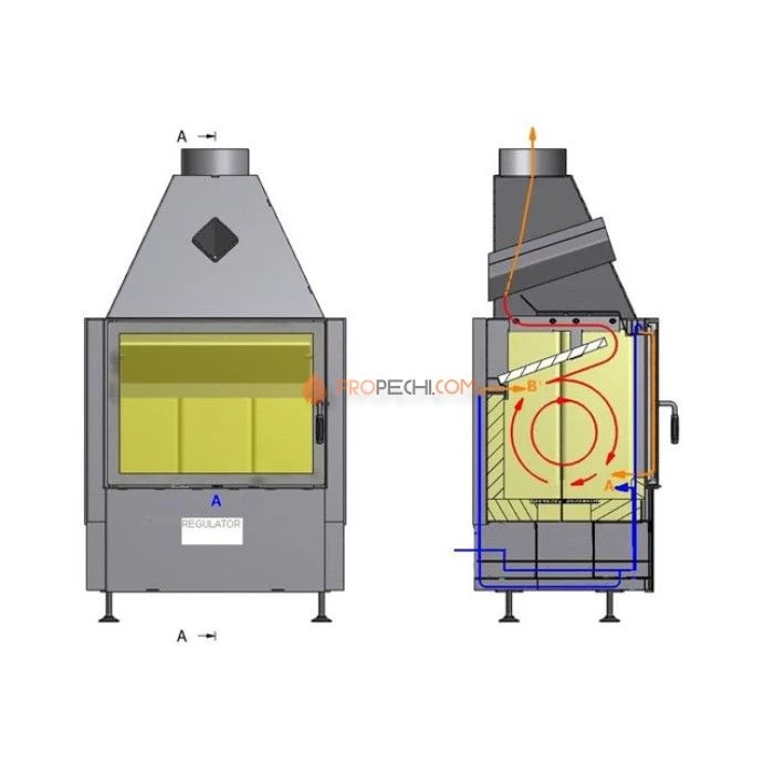 Каминная топка Hajduk Volcano (VOLCANO ATh New!)