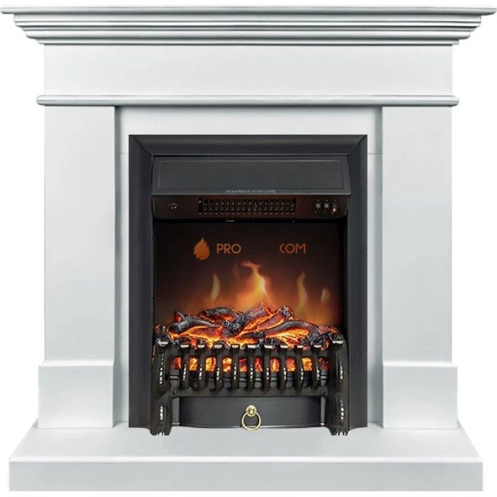 Каминокомплект Royal Flame California SFT - Белый с очагом Fobos FX Black