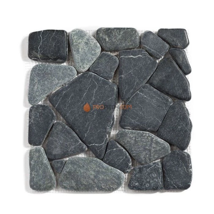 Мозайка Серпентинит крупная 300х300мм