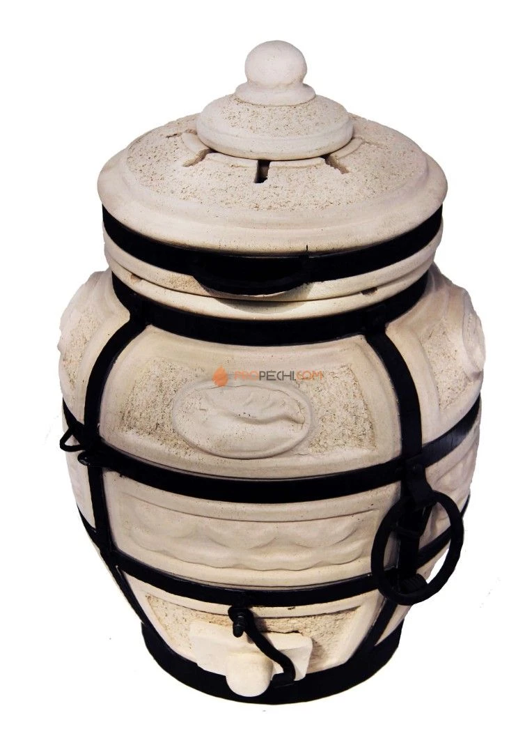 Тандыр Амфора Охотник с откидной крышкой