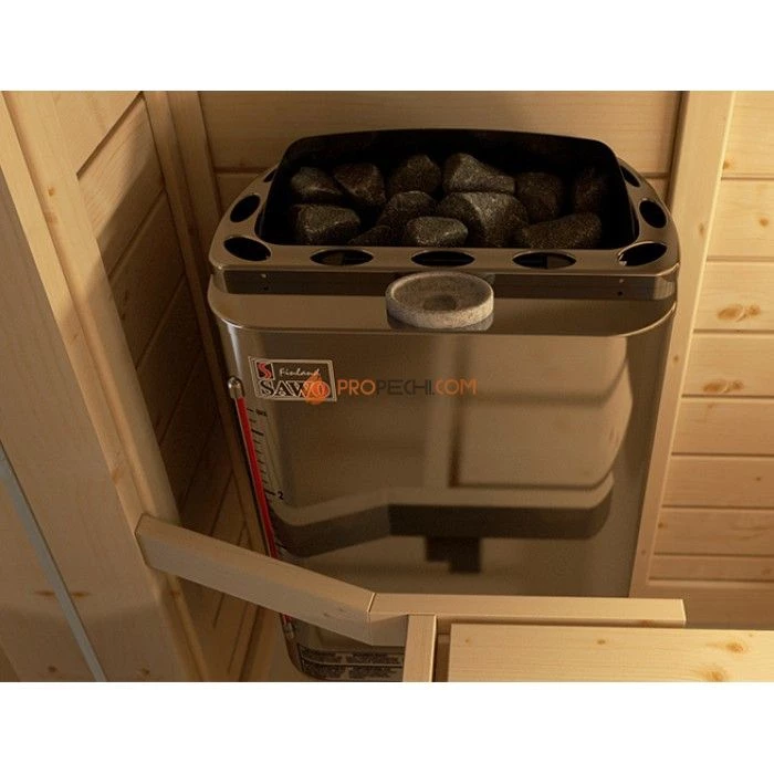 Электрическая печь SAWO MINI COMBI MNC-30NS-Z 3 кВт (встроенный парогенератор, пульт и блок мощности докупаются отдельно)