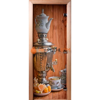 Дверь для бани DoorWood Фотопечать А074, 2000x900 мм