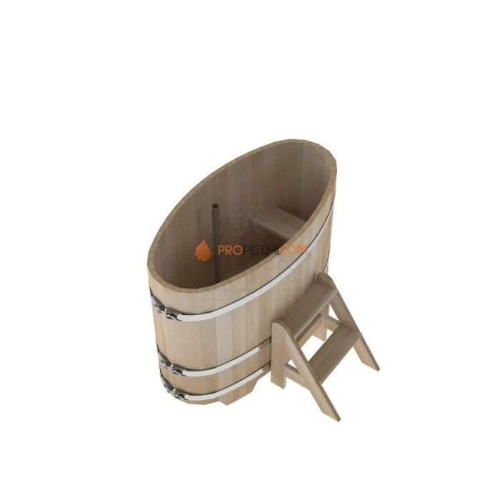 Купель BentWood овальная из кедра 0,69х1,31 премиум