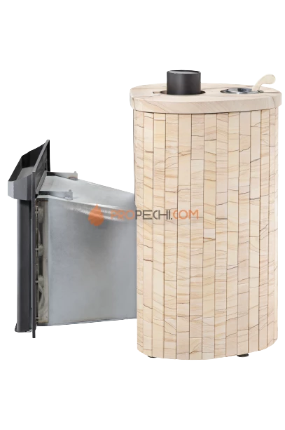 Банная печь Ферингер Малютка ПФ "Окаменевшее дерево" наборный