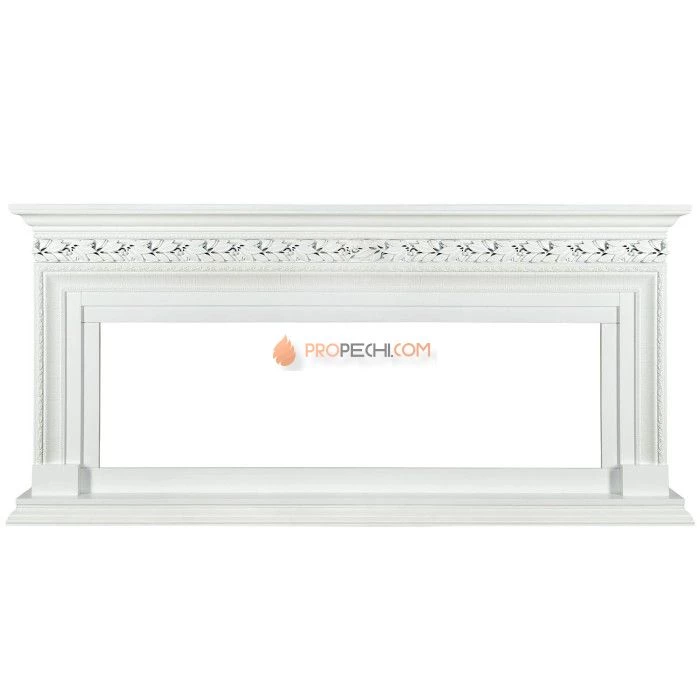 Каминокомплект Royal Flame Valletta 60 - Белый с очагом Vision 60 LOG LED