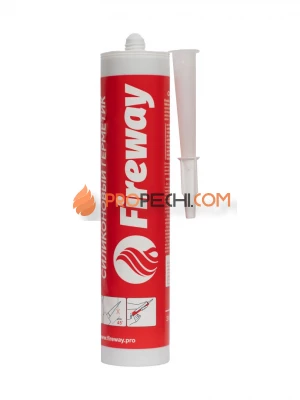 Герметик FW термостойкий 310 ml High Temp Silicone красный