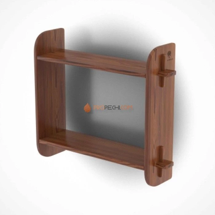 Полка №2 (Полка двойная) из мореной лиственницы