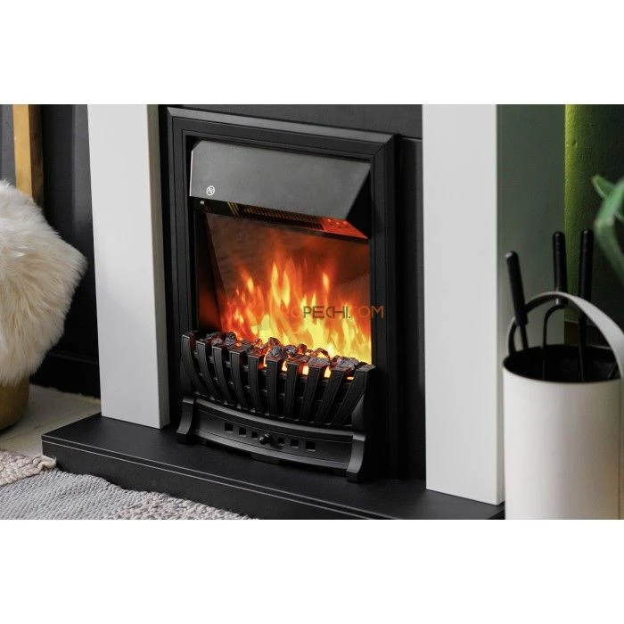 Портал Royal Flame Bergen (Разборный) - Белый с черным (Ширина 1370 мм)