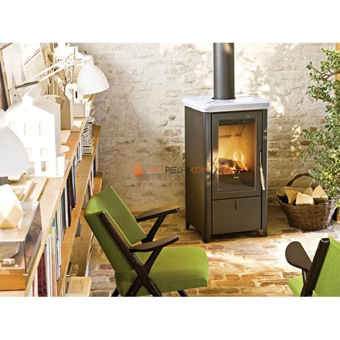 Печь-камин MCZ Bahr Black