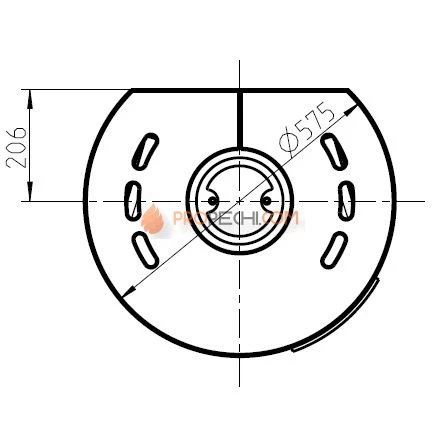Печь-камин Thorma ANDORRA Standart Serpentino