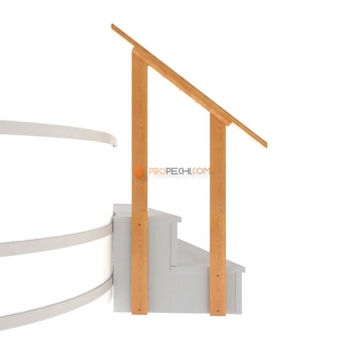 Перило BentWood для подиума лиственница натуральная