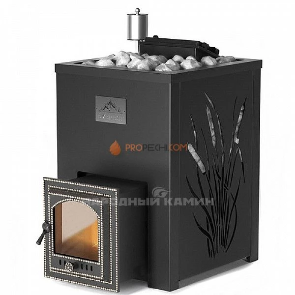 Кожух для банной печи Эверест INOX 15 «КАМЫШ»