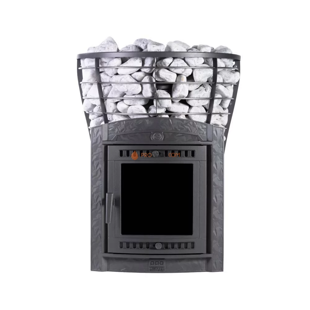 Банная печь Атмосфера V сетка из нержавеющей стали