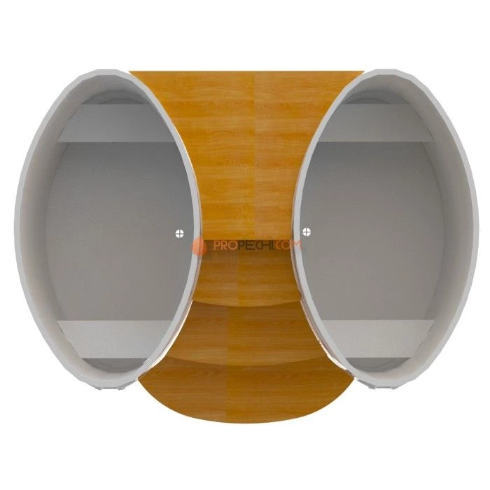 Подиум BentWood на 2 купели 0,8х1,42 из натурального дуба