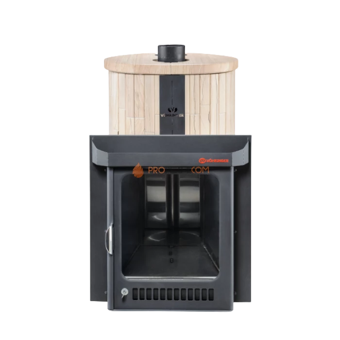 Дровяная печь для бани Ферингер Макси До 38 м³ - Окаменевшее дерево наборный