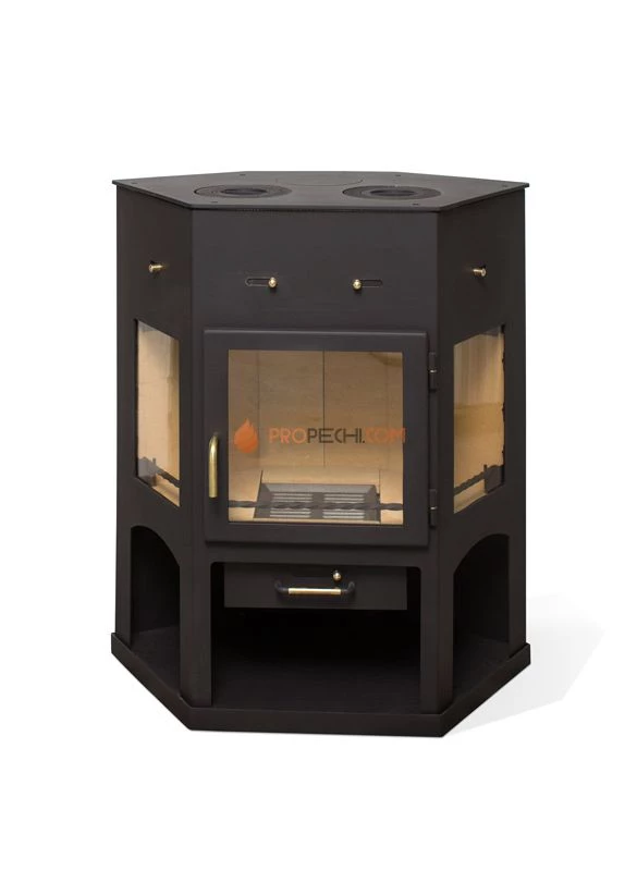 Печь-камин Мета-Бел Енисей с плитой