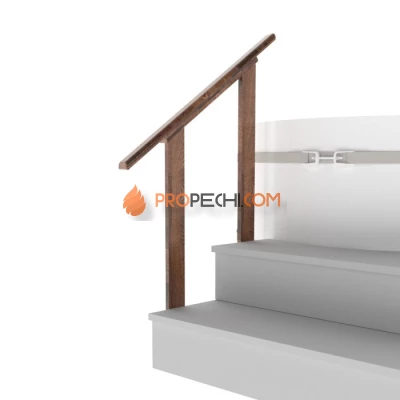 Перило BentWood для подиума лиственница морёная