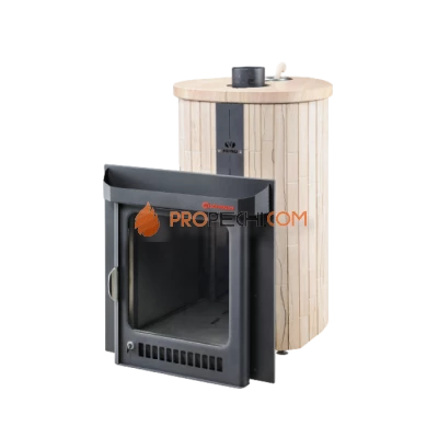 Дровяная печь для бани Ферингер Оптима До 28 м³ - Окаменевшее дерево наборный
