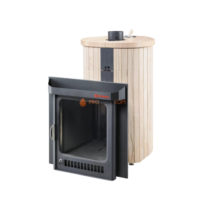 Дровяная печь для бани Ферингер Макси До 38 м³ - Окаменевшее дерево наборный
