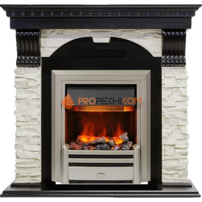 Каминокомплект Dimplex Dublin - Венге / Сланец белый с очагом Chesford