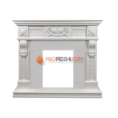 Портал Dimplex Corsica - Матовый белый (Ширина 1100)