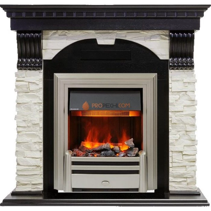 Каминокомплект Dimplex Dublin - Венге / Сланец белый с очагом Chesford