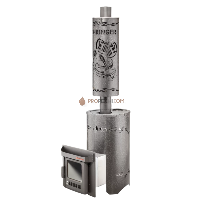 Дровяная печь для бани Ферингер Мини в кожухе Стандарт до 18 м³