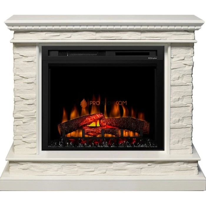 Каминокомплект Dimplex Calgary - Белый / Сланец белый с очагом XHD28L-INT