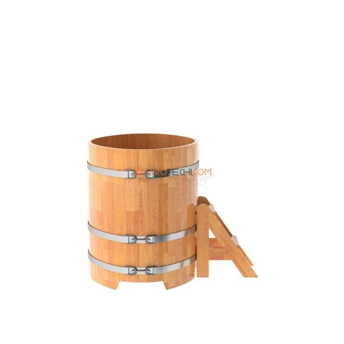 Купель BentWood овальная из сращенных ламелей натуральной лиственницы 0,80х1,42