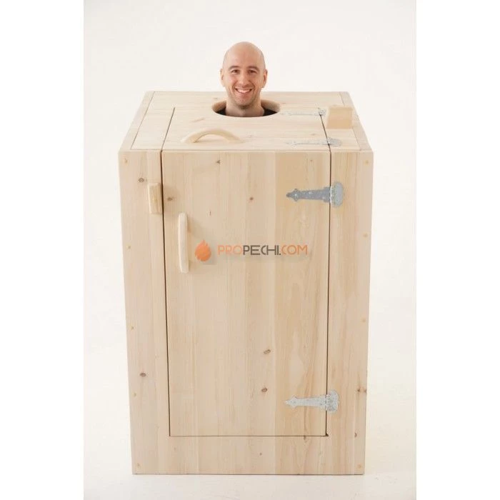 Фитобочка квадратная НКЗ КУБ из кедра, 130x84x84 см / 40 мм